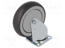 Transport wheel; Ø: 125mm; W: 27mm; H: 157mm; torsional; 120kg