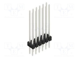 Connector: pin strips; pin header; male; PIN: 12; 2.54mm; THT; 2x6