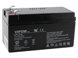 Re-battery: acid-lead; 12V; 1.3Ah; AGM; maintenance-free