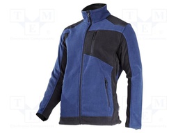Fleece sweatshirt; Size: L; navy blue-black; 290g/m2