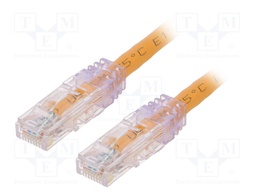 Patch cord; TX6™ PLUS,U/UTP; 6; stranded; Cu; LSZH; orange; Len: 3m