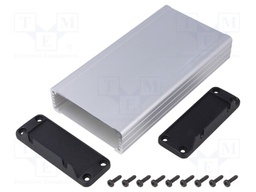 Enclosure: shielding; X: 84mm; Y: 160mm; Z: 28mm; aluminium; natural