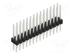 Connector: pin strips; pin header; male; PIN: 28; 2.54mm; THT; 2x14
