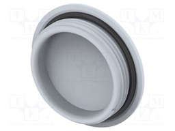 Stopper; polyamide; grey; IP68; Entrelec; Gland: PG29; 8mm