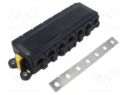 Fuse holder; 600A; Leads: solder lugs M8; -40÷105°C; 32V