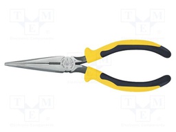 Pliers; side,cutting,half-rounded nose; Pliers len: 186mm