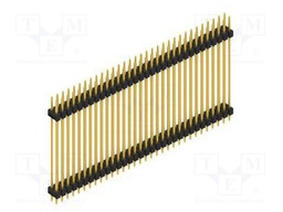 Connector: pin strips; pin header; male; PIN: 64; 2.54mm; THT; 2x32