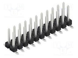 Connector: pin strips; pin header; male; PIN: 22; 2.54mm; SMT; 2x11