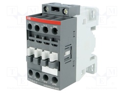 Contactor: 3-pole; NO x3; Auxiliary contacts: NC; 48÷130VAC; 12A