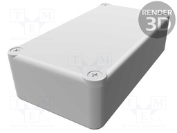 Enclosure: multipurpose; X: 61mm; Y: 111mm; Z: 31mm; 1590; cast zinc
