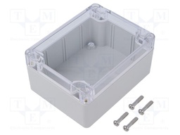 Enclosure: multipurpose; X: 90mm; Y: 115mm; Z: 55mm; polycarbonate