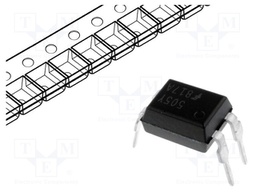 Optocoupler; THT; Channels: 1; Out: transistor; Uinsul: 5kV; Uce: 70V