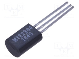Transistor: PNP; bipolar; 50V; 2A; 1W; TO92