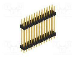 Connector: pin strips; pin header; male; PIN: 26; 2.54mm; THT; 2x13