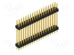 Connector: pin strips; pin header; male; PIN: 36; 2.54mm; THT; 2x18