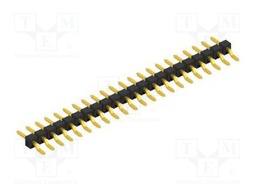 Connector: pin strips; pin header; male; PIN: 22; 2.54mm; SMT; 1x22