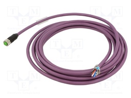 Female; -25÷85°C; IP67; 4A; 5m; Series: 7000; PIN: 5; plug; Thread: M12