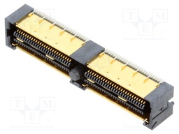 Connector: PCB to PCB; female; PIN: 104; 0.635mm; QFSS; gold-plated