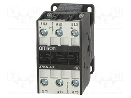 Contactor: 3-pole; NO x3; 48VDC; 40A; for DIN rail mounting; J7KN