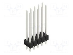 Connector: pin strips; pin header; male; PIN: 10; 2.54mm; THT; 2x5