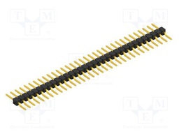 Connector: pin strips; pin header; male; PIN: 33; 2.54mm; SMT; 1x33