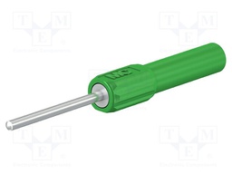 Probe tip; 19A; green; Tip diameter: 2mm; Socket size: 4mm