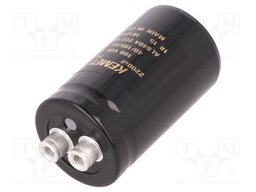 Capacitor: electrolytic; 2200uF; 100VDC; Leads: screw; ESR: 56mΩ