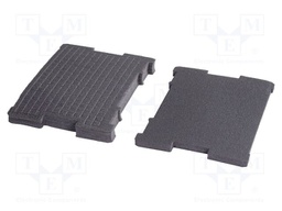 Foam insert; grey; 430x308x62mm