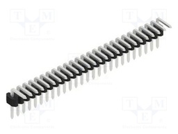 Connector: pin strips; pin header; male; PIN: 26; 1.27mm; THT; 1x26