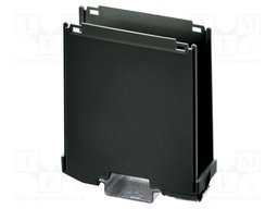 Enclosure base; with terminals; black; UL94V-0; ICS25; X: 85.8mm