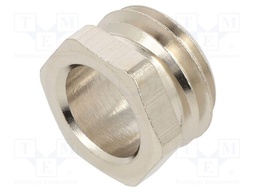Nut; Thread: metric; brass; SKINDICHT®; Plating: nickel; Pitch: 1.5