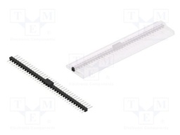 Connector: pin strips; pin header; male; PIN: 36; 2.54mm; SMT; 1x36