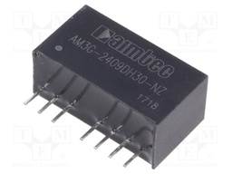 Converter: DC/DC; 3W; Uin: 18÷36V; Uout: 9VDC; Uout2: -9VDC; SIP8