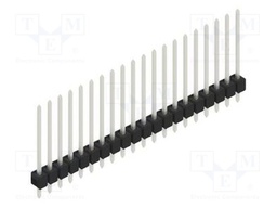 Connector: pin strips; pin header; male; PIN: 20; 2.54mm; THT; 1x20