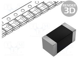 Inductor: ferrite; SMD; 0805; 1uH; 800mA; 100mΩ; 2MHz; -55÷125°C