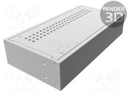 Enclosure: 19" standard; 1U; Enclos.mat: aluminium; Y: 108mm