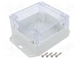 Enclosure: multipurpose; X: 105mm; Y: 105mm; Z: 60mm; ZP; light grey