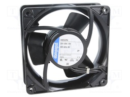 Fan: AC; axial; 230VAC; 119x119x38mm; 98.4m3/h; 32dBA; 1800rpm; 50Hz