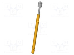 Test needle; Operational spring compression: 4mm; 8A; Ø: 2.5mm