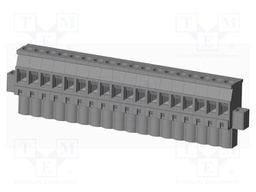 Connector: pluggable terminal block; plug; female; angled 90°