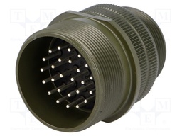 Connector: circular; Series: DS/MS; plug; male; PIN: 26; for cable