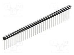 Connector: pin strips; pin header; male; PIN: 34; 2.54mm; THT; 1x34
