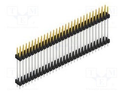 Connector: pin strips; pin header; male; PIN: 60; 2.54mm; THT; 2x30