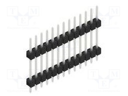 Connector: pin strips; pin header; male; PIN: 13; 2.54mm; THT; 1x13