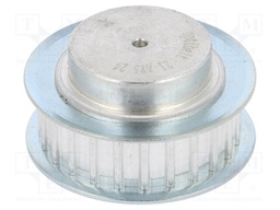 Belt pulley; AT5; W: 10mm; whell width: 21mm; Ø: 37mm; aluminium; ZRS