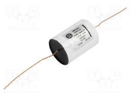 Capacitor: copper-polypropylene; 0.33uF; 600VDC; ±2%; Ø30x39mm