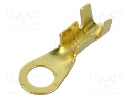 Ring terminal; M4; 1÷2.5mm2; crimped; for cable; non-insulated