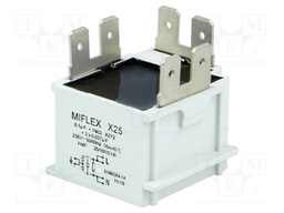 Filter: anti-interference; 250VAC; Cx: 0.1uF; Cy: 27nF; 16A