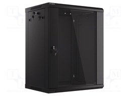 Enclosure: rack cabinet; Standard: 19"; 15U; black; Z: 450mm