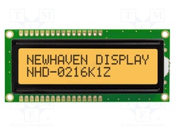 Display: LCD; FSTN Positive; 16x2; 80x36mm; LED; 5V